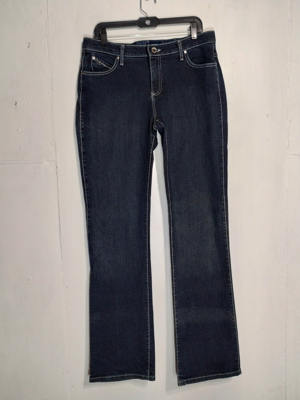Wrangler Dark Blue Flare Jeans for Women